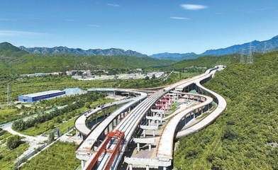 國(guó)道109新線建設(shè)跑出"加速度"